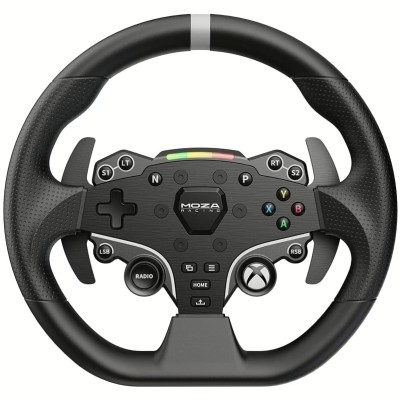 Руль (игровой контроллер) MOZA Racing ESX Steering 28 см, 22 кнопки, RGB