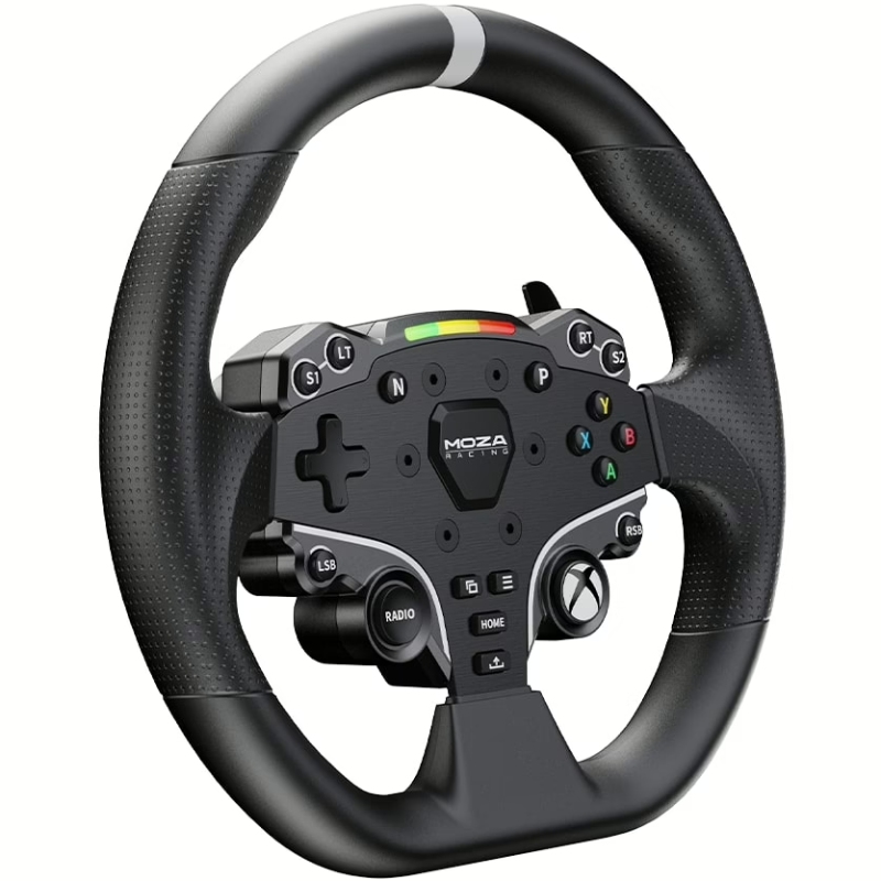 Руль (игровой контроллер) MOZA Racing ESX Steering 28 см, 22 кнопки, RGB