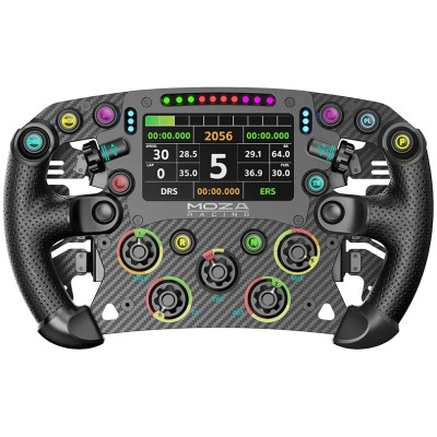 Ігрове кермо (кермо для автосимуляторів) MOZA Racing FSR V2 Formula 28 см, 10 кнопок, RGB