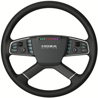Кермо (ігрове кермо) MOZA Racing TSW Truck 40 см, 14 кнопок, чорне Кермо (ігрове кермо) MOZA Racing TSW Truck 40 см, 14 кнопок, чорне