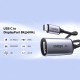 Переходник USB Type-C — DisplayPort (адаптер) Ugreen CM654 8K 60 Гц, серый