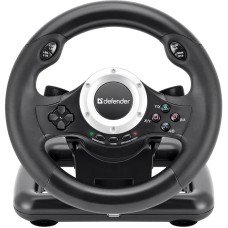 Игровой руль (руль для ПК и консолей) Defender Turbo Pro 10 кнопок