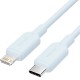 Кабель USB (зарядний кабель) Vention Type-C–Lightning, 1 м, PD 27 Вт, блакитний