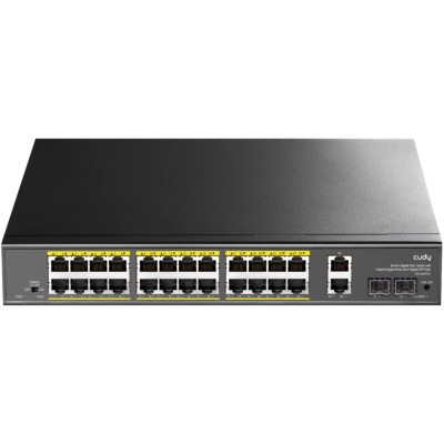 Комутатор (мережевий свіч) Cudy GS1026PS2 24 Gigabit PoE+, 300 Вт