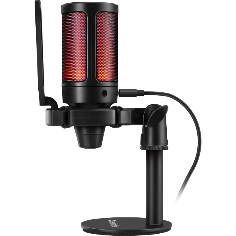 Игровой USB-микрофон (микрофон для стримов) Defender Impulse GMC 600 RGB чёрный