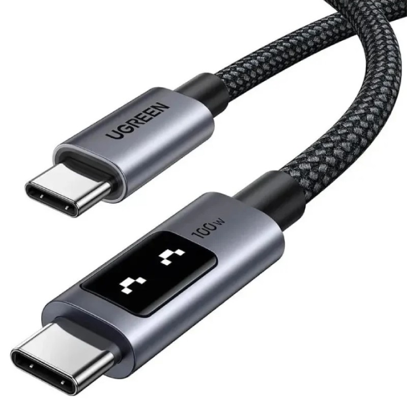 Кабель USB (Type-C кабель) UGREEN L509 1 м, 100W, чорний