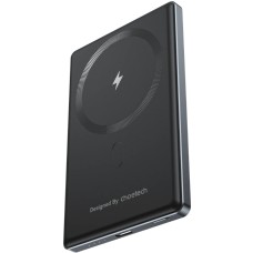 Павербанк (зовнішній акумулятор) Choetech Magnetic Wireless 5000mAh 20W чорний