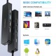 Док-станция (USB-C хаб) Choetech HUB-M80-BK HDMI 4K30Hz, PD 100 Вт