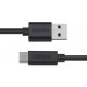 Кабель USB (USB-шнур) Choetech 3 м, 18 Вт, PVC, чорний