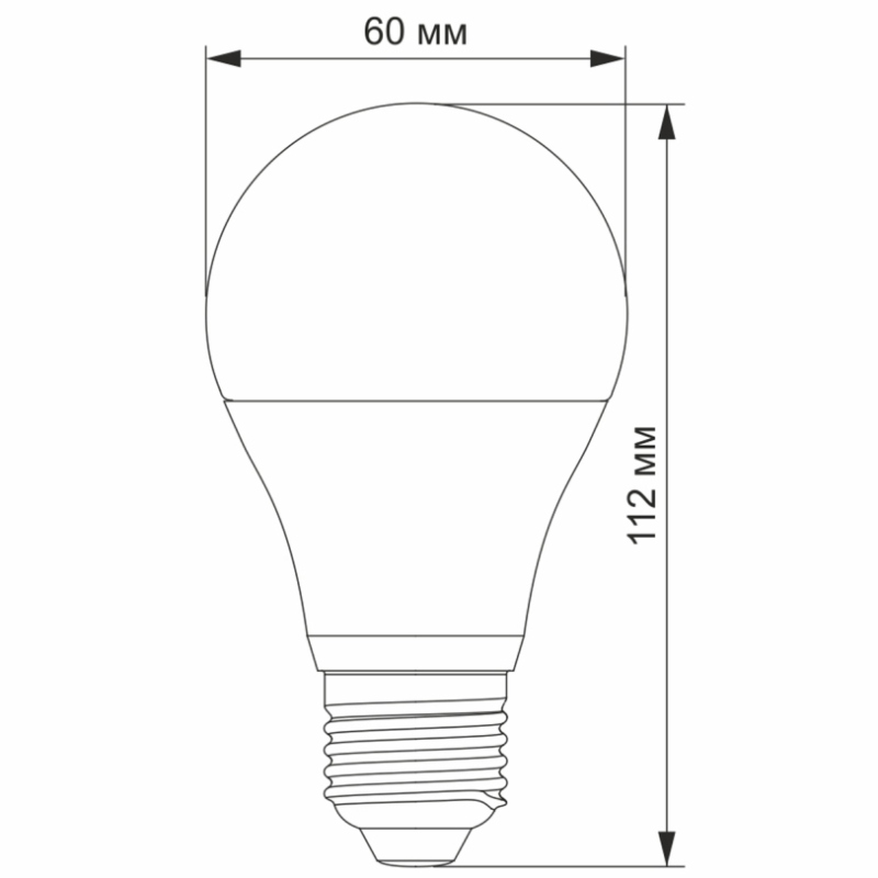 LED лампа (светодиодная лампа) VIDEX VL-A60e-08273 8 Вт LED лампа (светодиодная лампа) VIDEX VL-A60e-08273 8 Вт