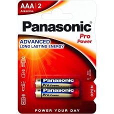 Батарейка AAA (мініпальчикова) Panasonic PRO POWER 1,5 В, 2 шт