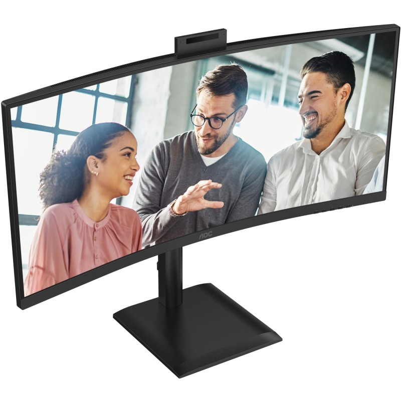 Монитор (дисплей) AOC CU34E4CW 34″ WQHD, 120 Гц, чёрный