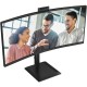 Монитор (дисплей) AOC CU34E4CW 34″ WQHD, 120 Гц, чёрный