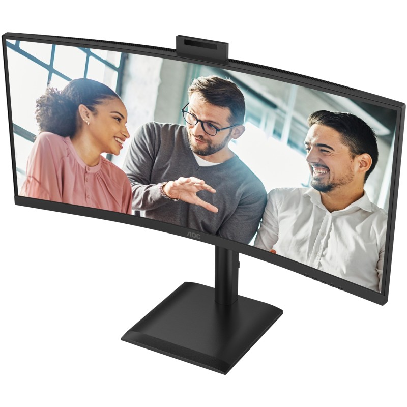 Монитор (дисплей) AOC CU34E4CW 34″ WQHD, 120 Гц, чёрный