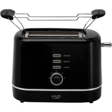 Тостер (тостер для хлеба) Adler AD 3224 850 Вт, чёрный