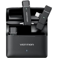 Беспроводной петличный микрофон (лавальер) Vention USB-C комплект 2 шт.