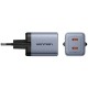 Сетевое зарядное устройство (зарядка) Vention 45 Вт, 2×USB-C, кабель в комплекте