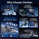 Сетевое зарядное устройство (зарядка) Vention 45 Вт, 2×USB-C, кабель в комплекте