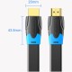 Кабель HDMI (кабель для подключения HDMI) Vention 8 м, 4K 60 Гц, чёрный
