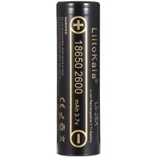 Аккумулятор 18650 (Li-ion батарея) LiitoKala Lii-26A 2600 мА·ч