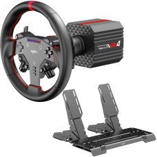 Руль для ПК (игровой руль с педалями) PXN VD4 Bundle 12 кнопок, 280 мм