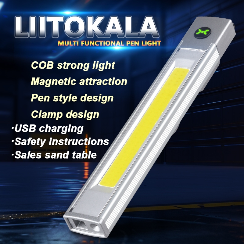 Ручной фонарь (фонарь-ручка) LiitoKala LF-512 480 мАч